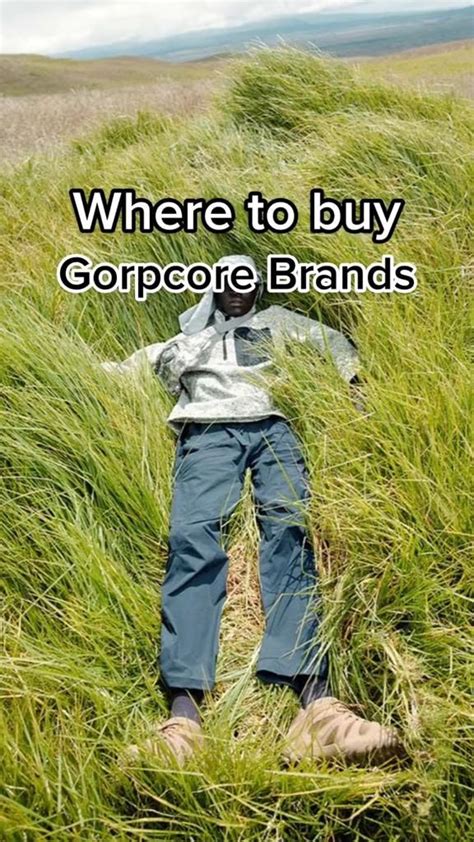 where to buy gorpcore